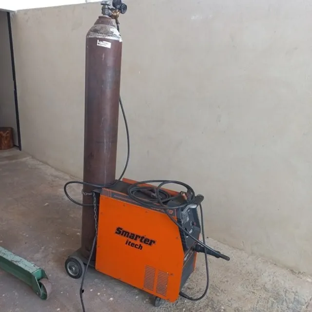 Maquina De Solda Mig M250 Com Cilindro Completa - Monofasica 220v