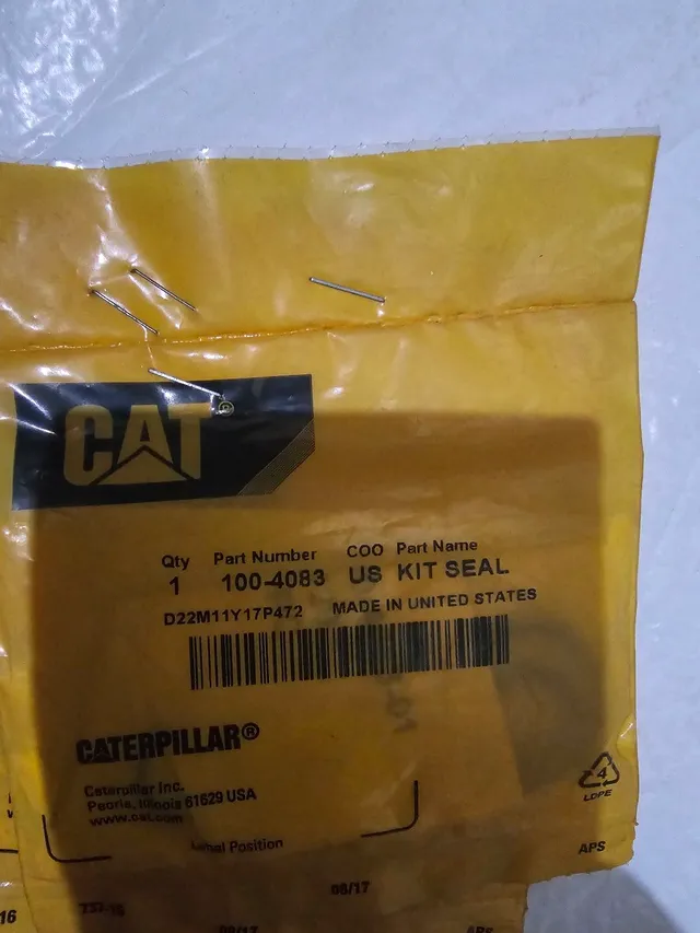 Carregadeira trator esteiras caterpillar kit de selos válvulas solenoides 1004083 