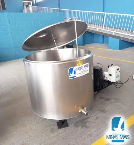 Resfriador de leite usado 650 LTS Etscheid totalmente revisado