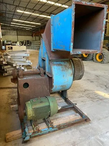 Ventilador exaustor industrial com motor 30 CV 2100 RPM