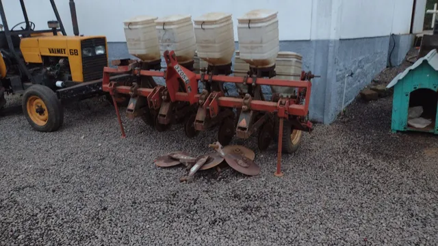Plantadeira de milho 4 linhas seed max