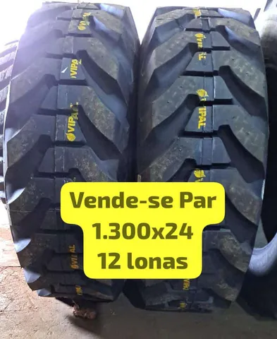 Vende-se Par de Pneus 1.300x24 recapados