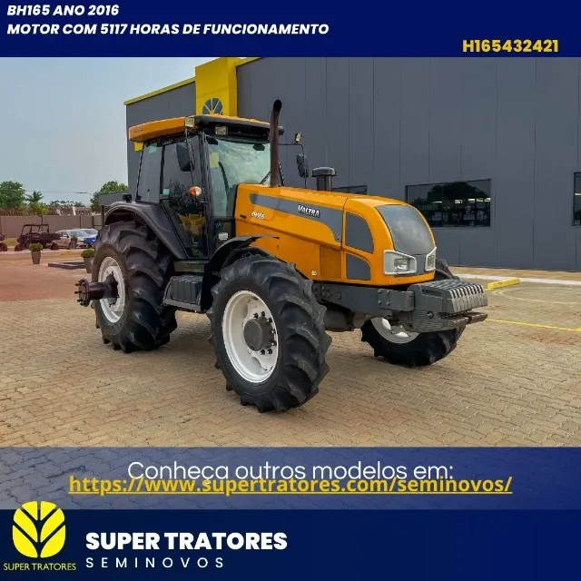 Trator Valtra BH165 ano 2016.