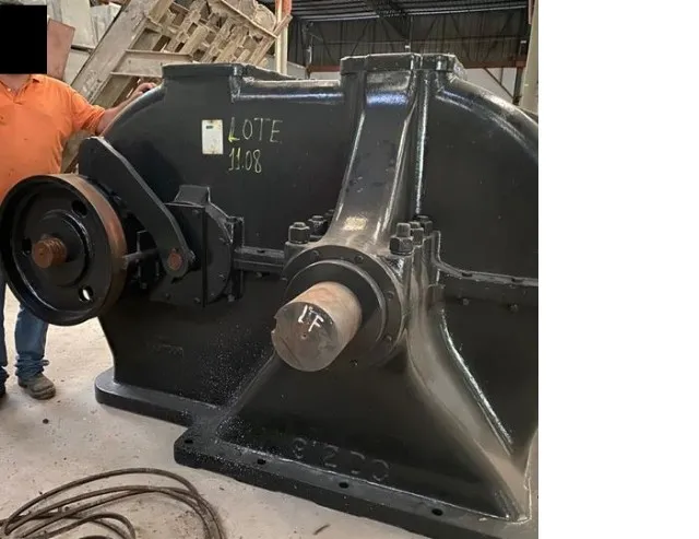 Moto redutor de grande porte para sistema de bombeio