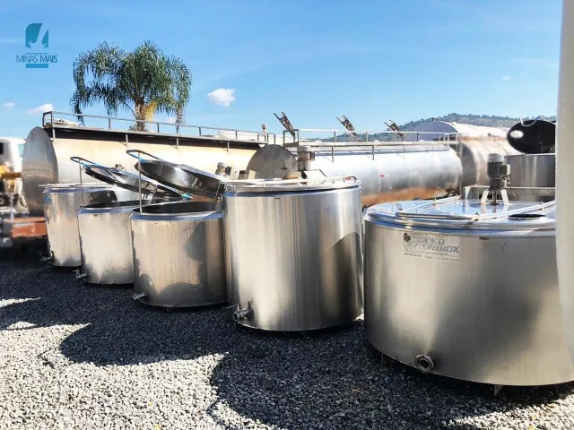 Resfriadores de Leite usado 800, 1.000 lts Packo Plurinox
