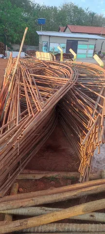 Arcos de ferro para estufa e pequenos galpões 