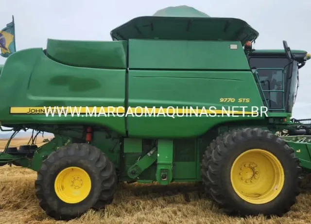 JD 9770 STS Ano 2012 Piloto e GPS, Kit Trigo, com 3.700 / 5.000 hrs - (Parcela 1+5x)