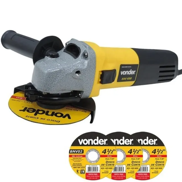Esmerilhadeira Angular 4.1/2" 650W X 110V-Vonder