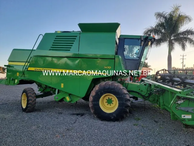 JD 1470 Ano 2010 com 7.000 hrs, Revisada, Plataforma 20 Pés