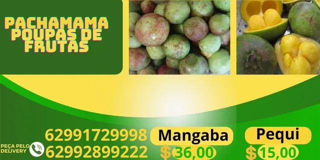 Poupas de Frutas e Pequi
