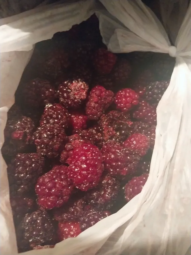Amora congelada sem agrotóxico 