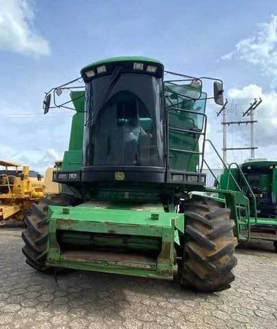 Colheitadeira John Deere 1550 ano 2004, C/PL 23 pés fléx. 