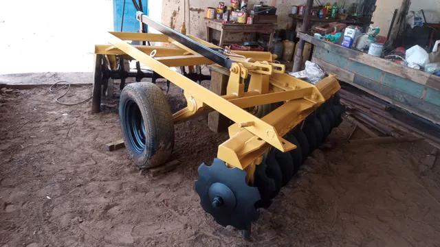 Grade niveladora controle 24 disco 