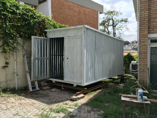 Container galvanizado 6m para obra usado 