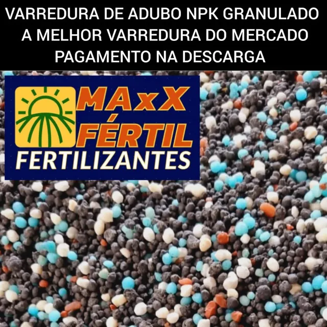 VARREDURA DE ADUBO NPK GRANULADO .