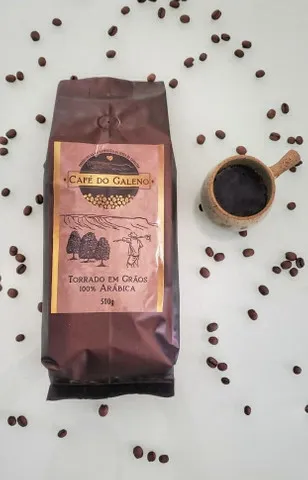 Café do Galeno - Especial, em grãos. Produzido na microrregião da Serra da Canastra 500g