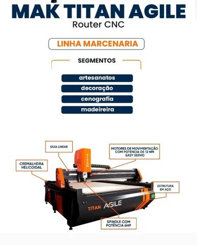 CNC router computadorizada usada