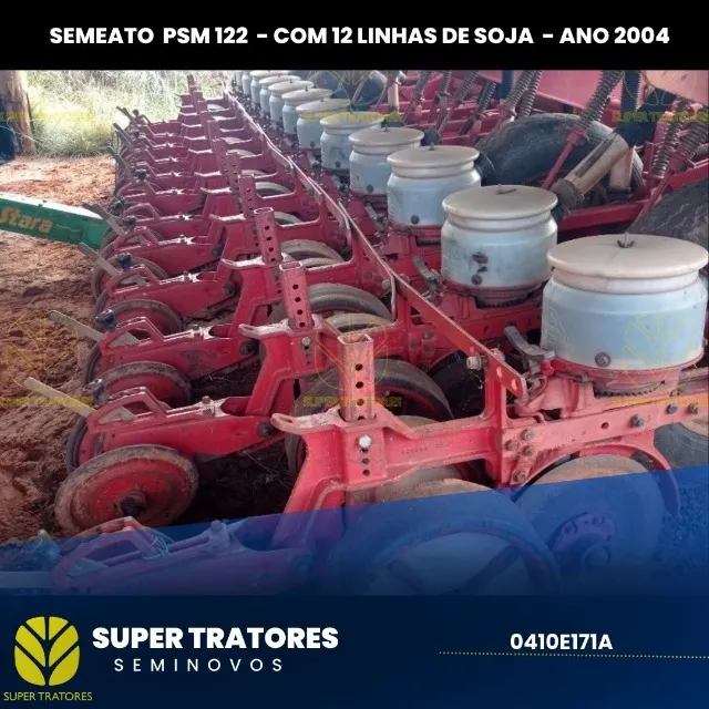 Plantadeira de Soja Semeato PSM 122 ano 2004.