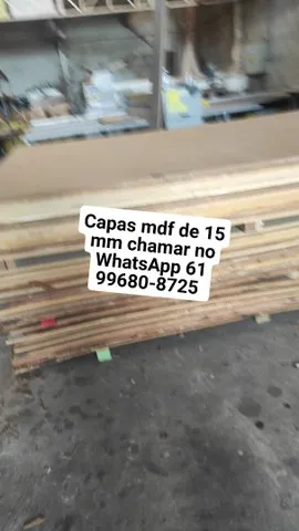 Capas mdf de 9 de 6 de 15 mm novas 