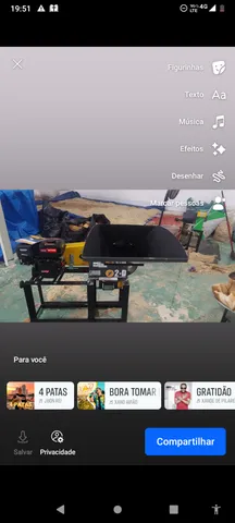 Triturador de forragem Nogueira.