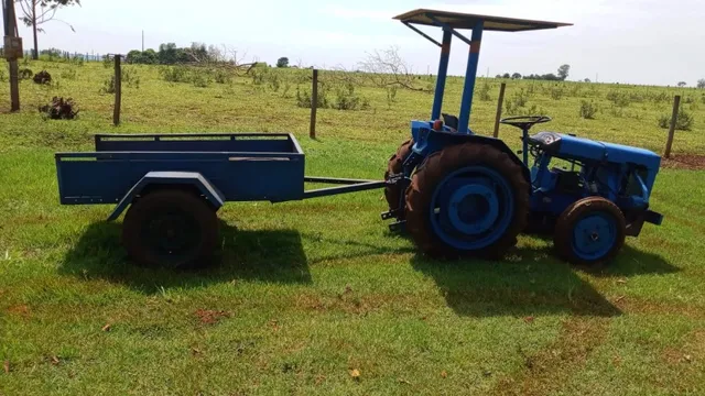 Trator Agrale 4100 com todos os implementos