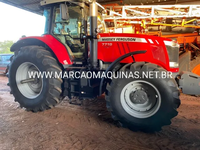 MF 7719 Dyna Ano 2022 Apenas 100 hrs, GPS e Piloto, Pneus balão.
