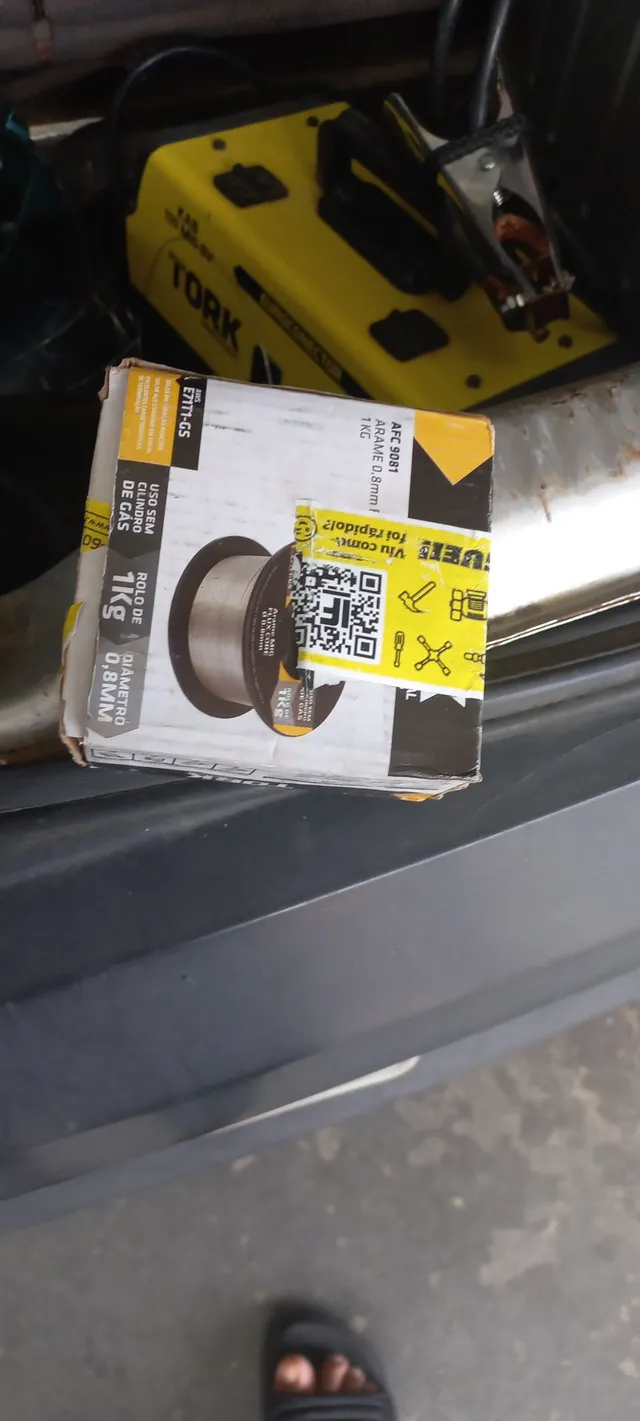 Máquina de solda tork 150 mig sem gás 