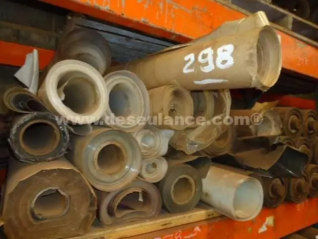 18 Rolos de papel p/ filtro, junta e rolos de PVC. 