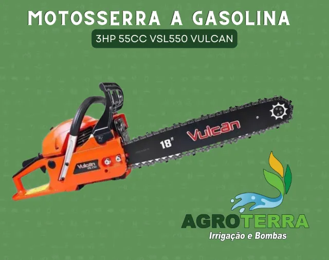 Motoserra a Gasolina Vulcan