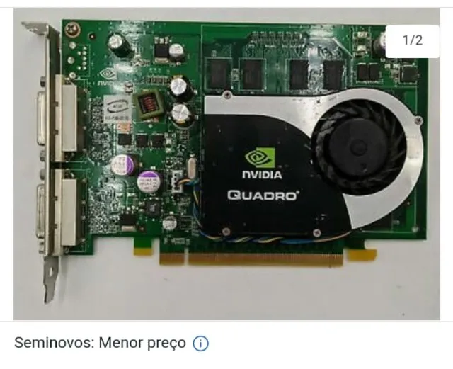  c246 Nvidia quadro FX 570 256mb Single Fan Gddr2 Video Graphics 