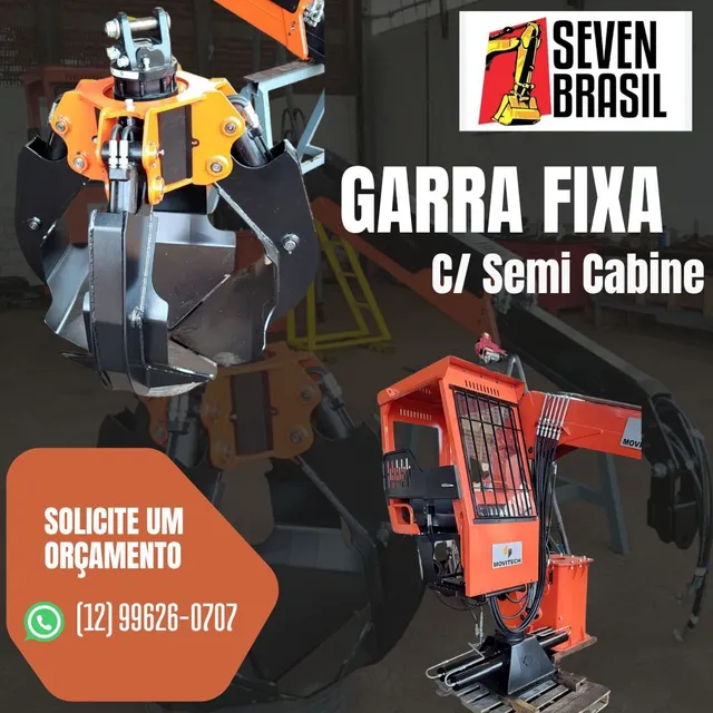 Garra fixa C/ semi cabine 