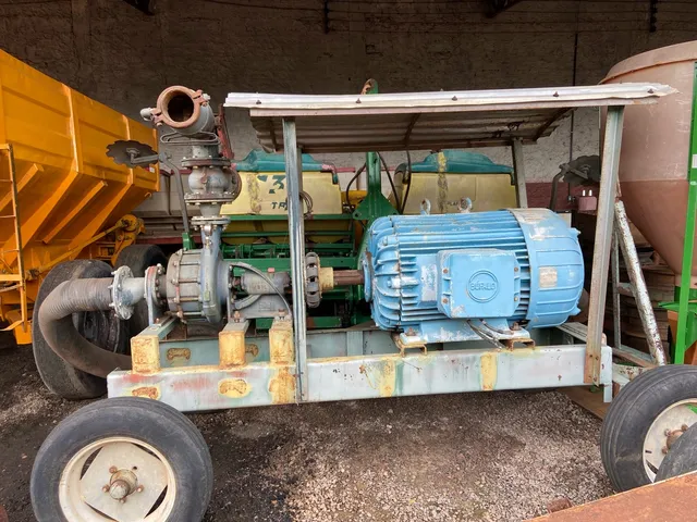 Conjunto de bomba com reboque marca: imbil motor elétrico marca: BUFALO 100cv
