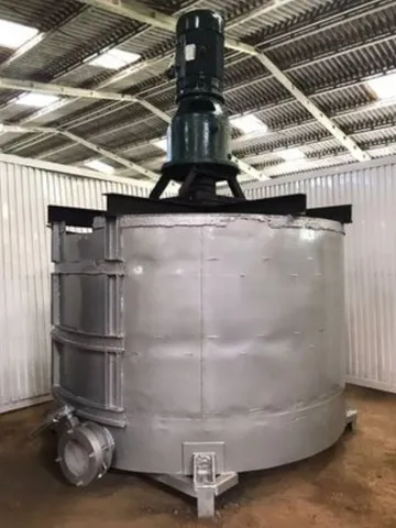 Misturador De Argamassa Concreto e Areia Em Aço Inox 25CV - 2800L 