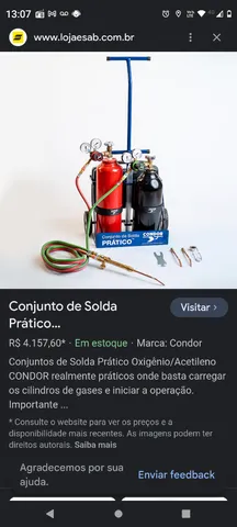  Conjunto de solda maçarico,venda ou troca
