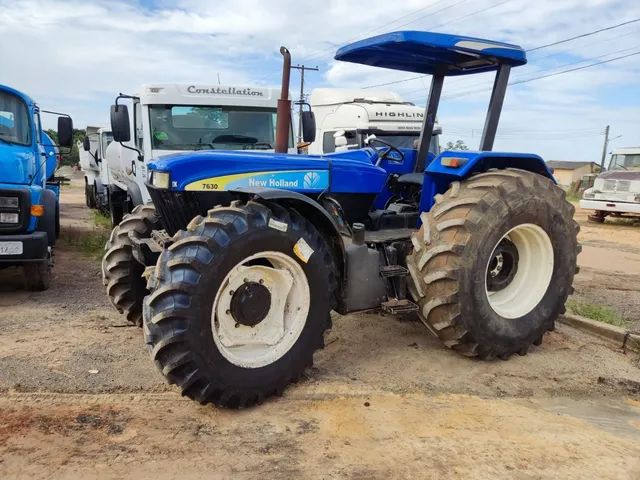 Trator New Holland 7630 poucas horas