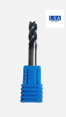 Fresa Metal Duro Topo Reto 10mm 4 Cortes