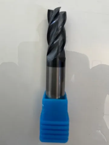 Fresa Metal Duro Topo Reto 12mm 4 Cortes