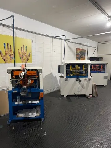 3 Máquinas serigrafia Dubuit + 01 Flambador - todos em ótimas condições 
