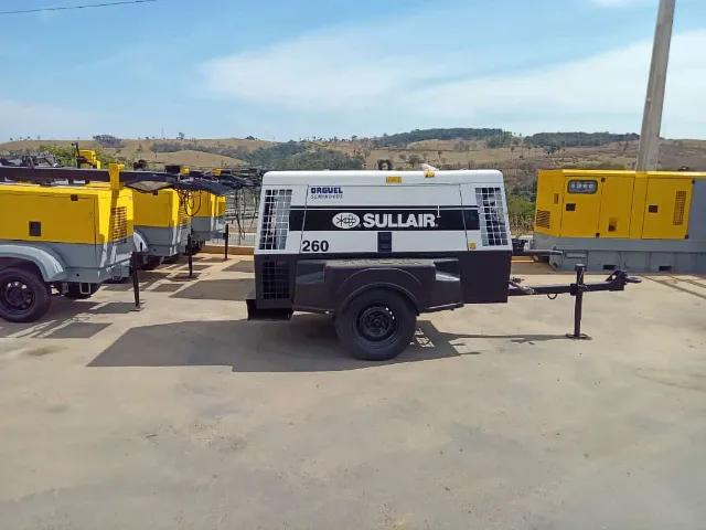 Compressor Sullair 260 PCM - 7 BAR - Seminovo