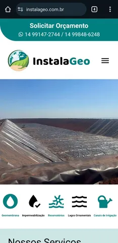 Lona Geomembrana para Lagos