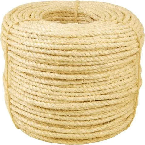Corda Sisal 08Mm x 220Mts 3 Pernas Vonder