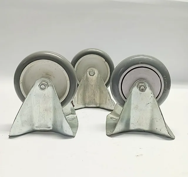 Rodízio fixo com roda SCHIOPPA 4"