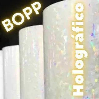 bopp brilho fosco e holografico