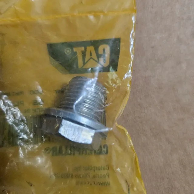 Mini escavadeira compactadot caterpillar parafuso tampão carter novo original 4236224