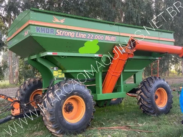 Carreta Graneleira Khor Ano 2014 capacidade 22.000 Ltrs com Multiuso, Acionamento hidráuli