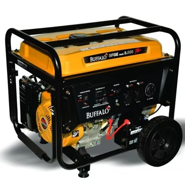 Gerador de energia á gasolina Búffalo BFGE 8.000 Plus 8KVA Partida elétrica 110/220V