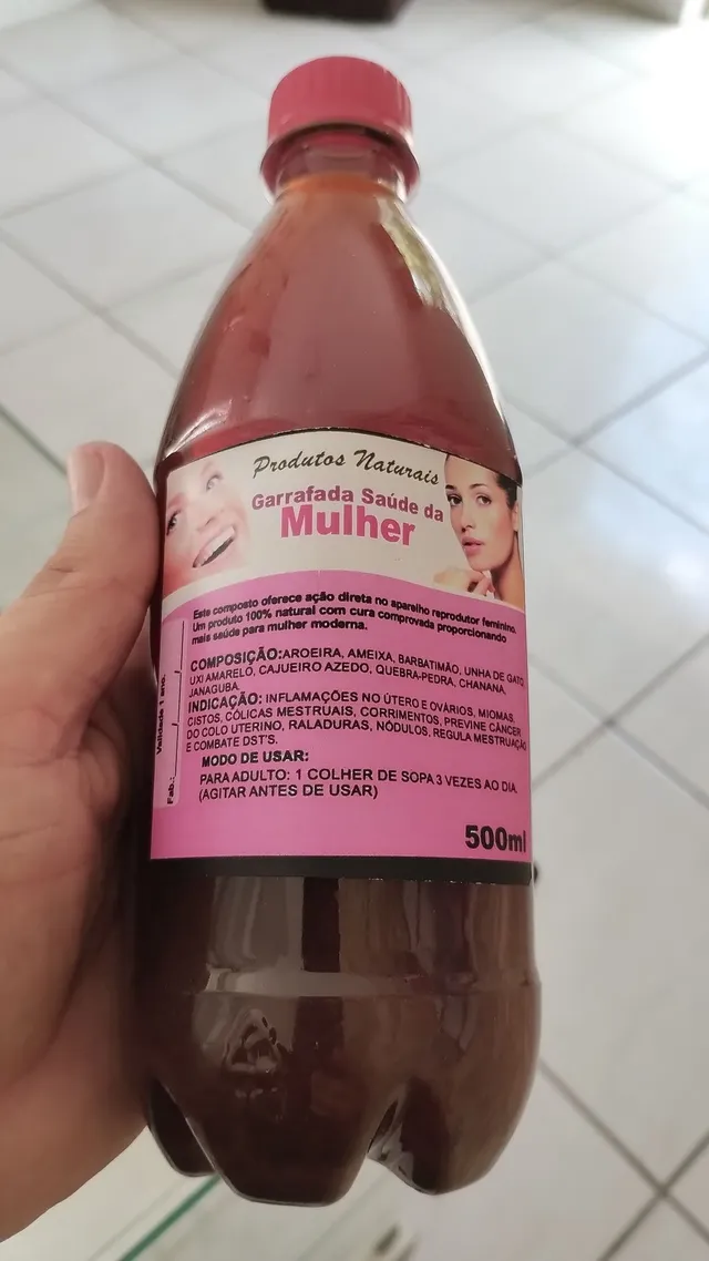Garrafada saúde da mulher 