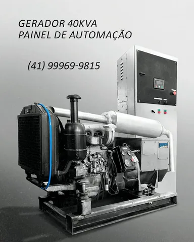GERADOR ENERGIA 40 KVA AUTOMATICO