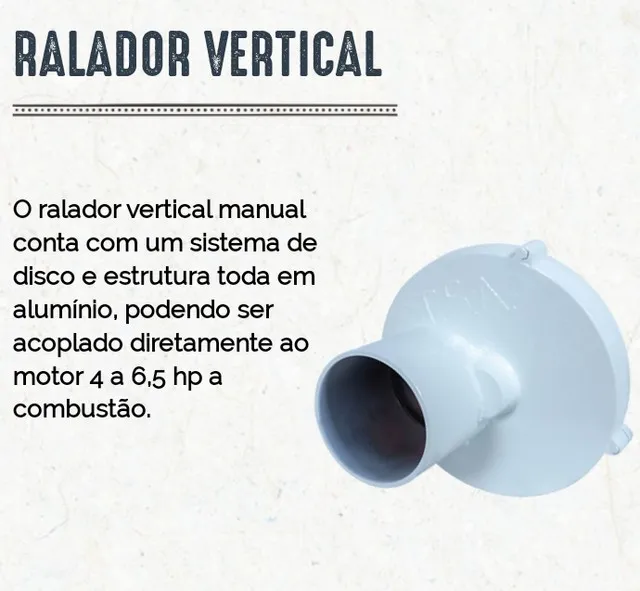 Ralador de mandioca / NOVO