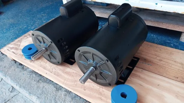 Motor elétrico monofásico para serra fita.